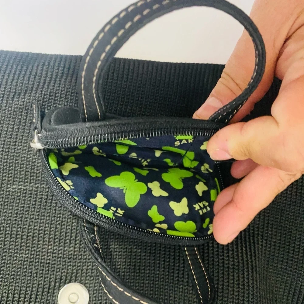 The Sak Shoulder Bag with coin purse Black